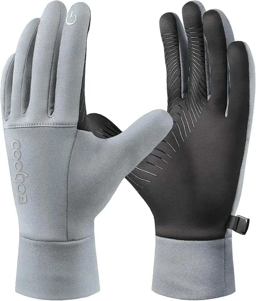 COOLJOB Handschuhe für Herren Damen, Touchscreen Handschuhe, dünne warme Handschuhe, leicht Sporthandschuhe zum Fahren, Radfahren, Wandern, Laufen, Joggen, Spazierengehen, Bergsteigen