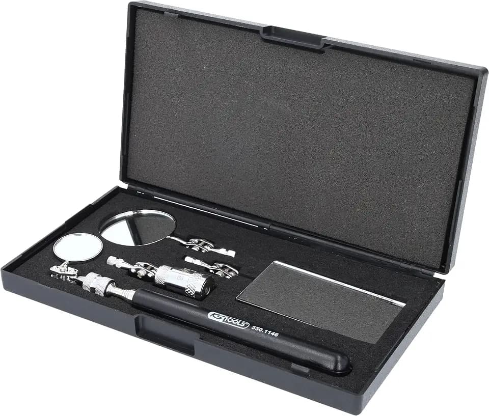 KS TOOLS 550.1145 Flexibler Inspektions-Spiegel-Satz, 5-tlg