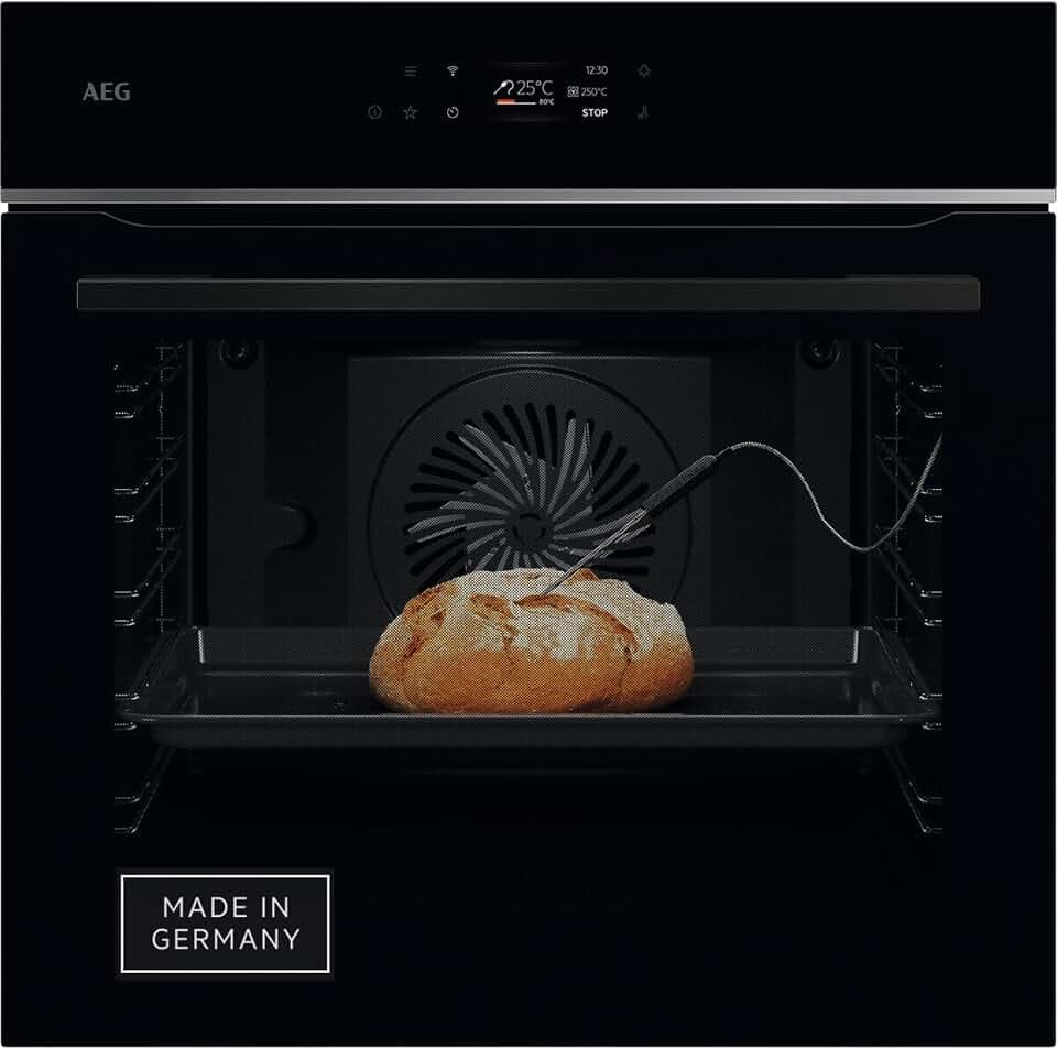 AEG 7 Wifi Einbaubackofen, TFT-Full-Touch-Farbdisplay, TE7PB62WAB