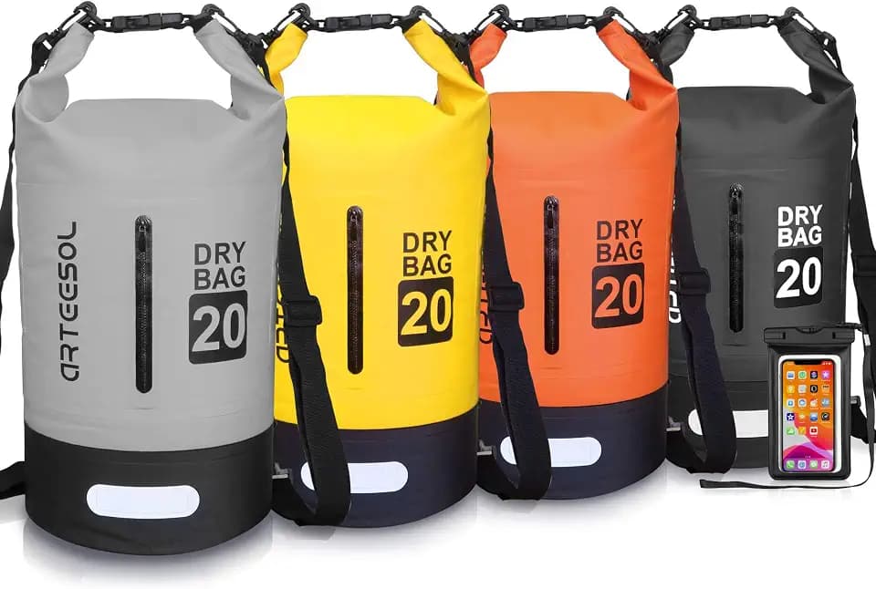 Dry Bag - 5L 10L 20L 30L Waterproof trockener Beutel/Sack wasserdichte Tasche mit Langem justierbarem Bügel für Kayaking Boots-Ausflug Kanu/Fischen/Rafting/Schwimmen/Snowboarding