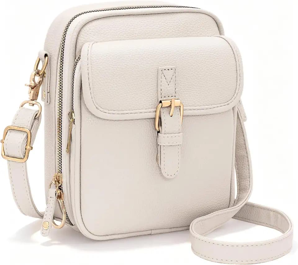 Small Crossbody Bags for Women, Vegan Leather Messenger Bag Anti Theft, Shoulder Bag with Card Slots