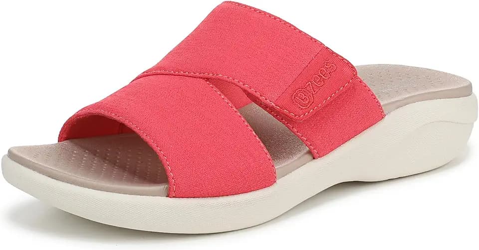 BZees Carefree Wedge Sandals