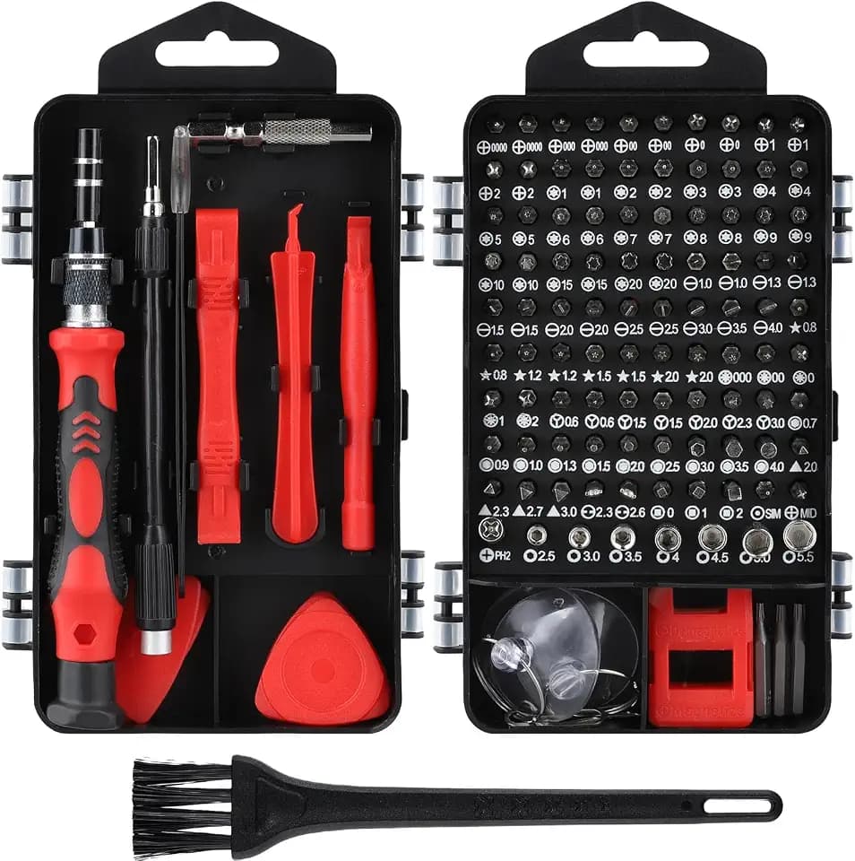 124 in 1 Feinmechaniker Werkzeug Set Handy Reparatur Set Mit 115 Bits für PC Computer Laptop PS iPhone Uhr Macbook Spielzeug Xbox Brille Kamera