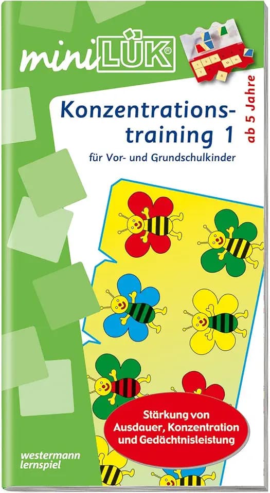 miniLÜK: Schuleingangsphase / Konzentrationstraining 1: für Vor- und Grundschulkinder