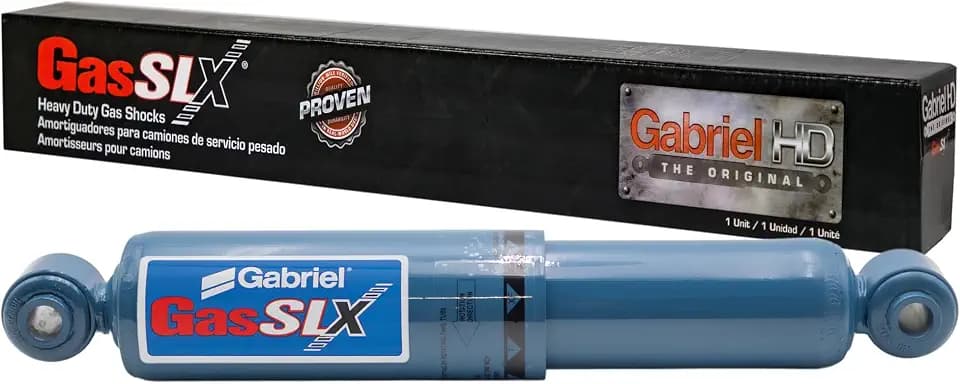 Gabriel 89454 GasSLX Adjustable HD Front Shocks Fits Mack CXN; Powerhouse Coach; Volvo VNL VNR Series; & Tractor Class 7-8; OEM# 64838002 20485633 20469002 680239