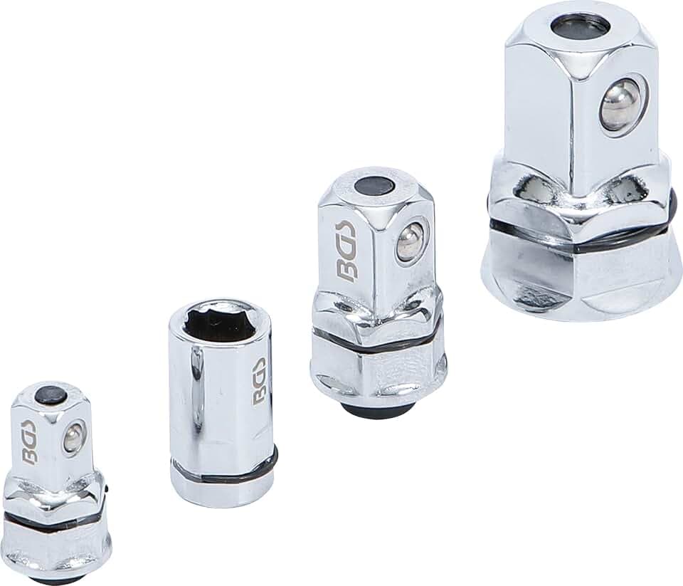 BGS 8210 | Adapter-Satz für Ratschen-Ringschlüssel | 4-tlg.