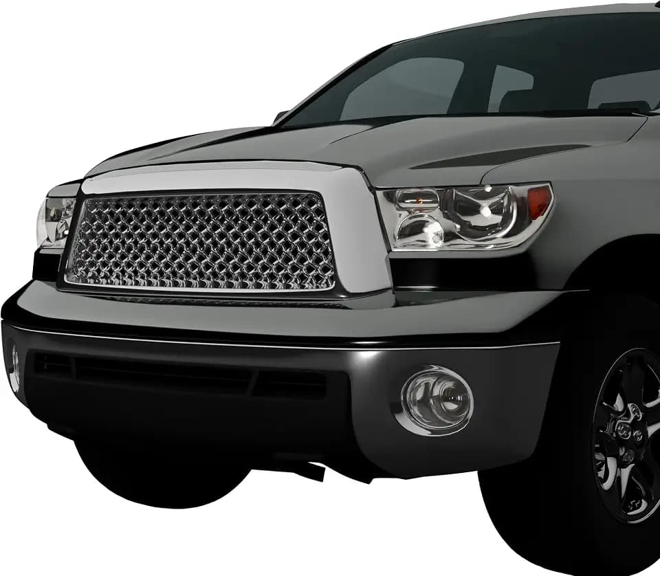 Armordillo Mesh Style Front Grille|Compatible With 2007-2009 Toyota Tundra|8720912|Chrome|Front Hood Bumper Grille