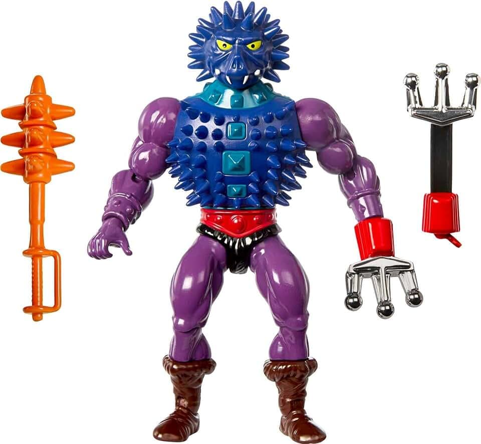 Masters of the Universe Mattel Masters of the Universe Origins Action Figure & Accessories Set, Spikor 5.5-inch Collectible Toy with Posable Joints & Mini-Comic