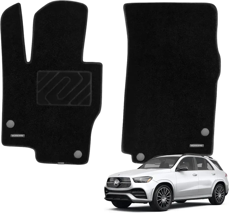 WENNEBIRD Front Carpet Floor Mats for Mercedes GLE-Class 2020-2026, 2Pc