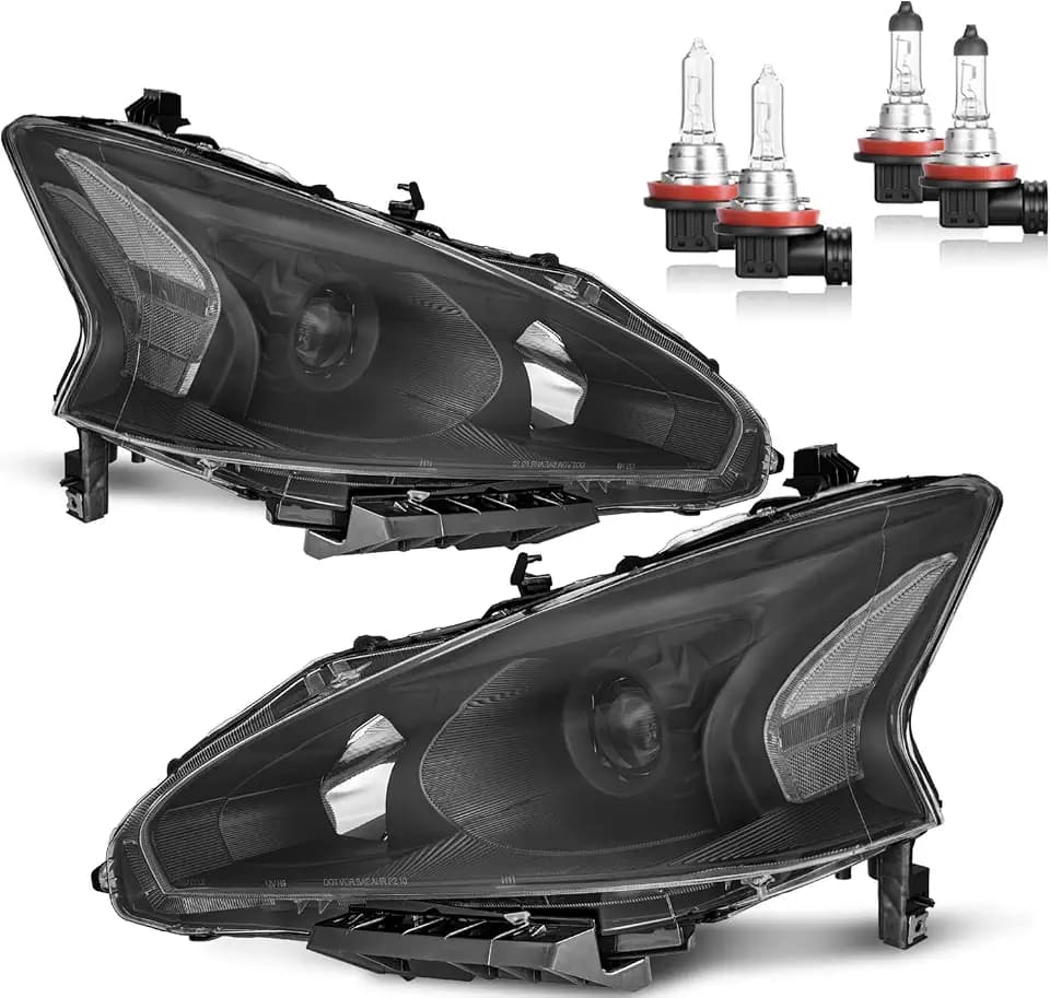 Headlights for 2013 2014 2015 Nissan Altima 4-Door