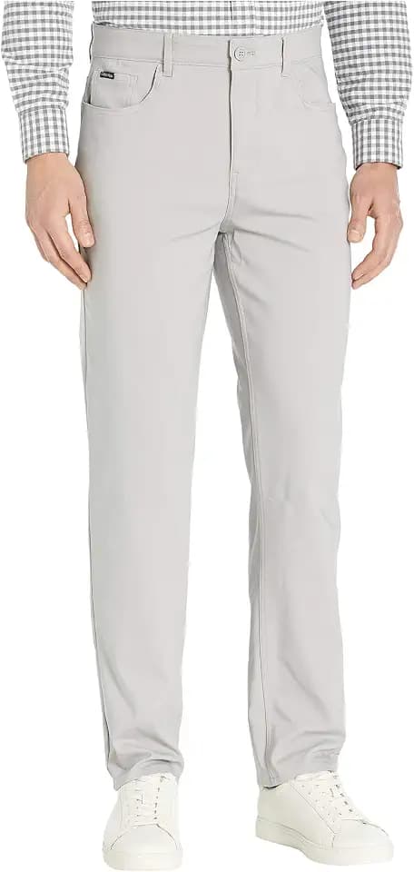 Calvin Klein Men's Move 365 Stretch Slim Fit Wrinkle Resistant Tech Woven Pant