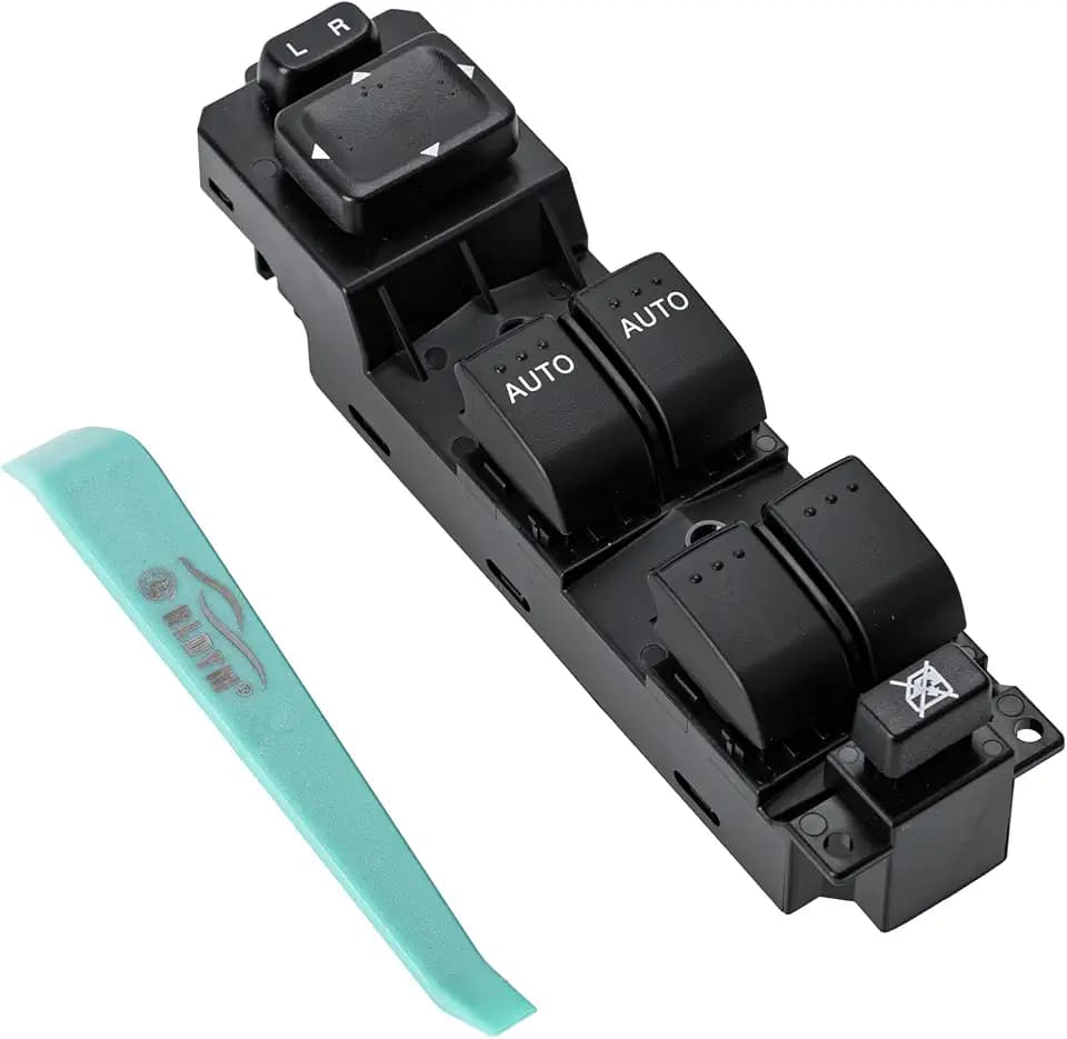 Front Left Driver Side Power Window Switch GS3L-66-350 for Mazda 6 2009-2012, CX-7 2007-2012 Replace GS3L-66-350A, GS3L-66-350B, GS3L-66-350C