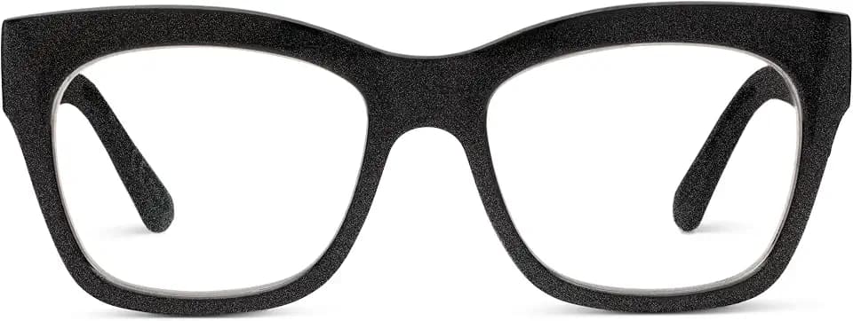 Peepers by PeeperSpecs Women's Shine On Square Blue Light Blocking Reading Glasses