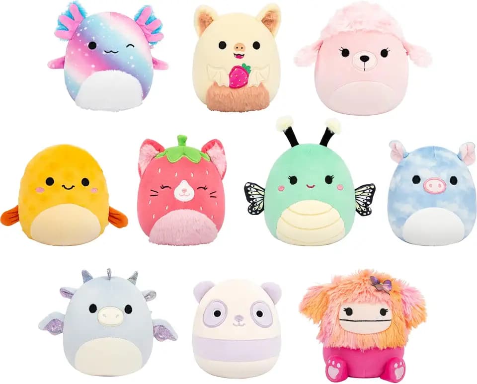 Squishmallows Original 10-Pack – Official Jazwares Plush (Little) (Amazon Exclusive)