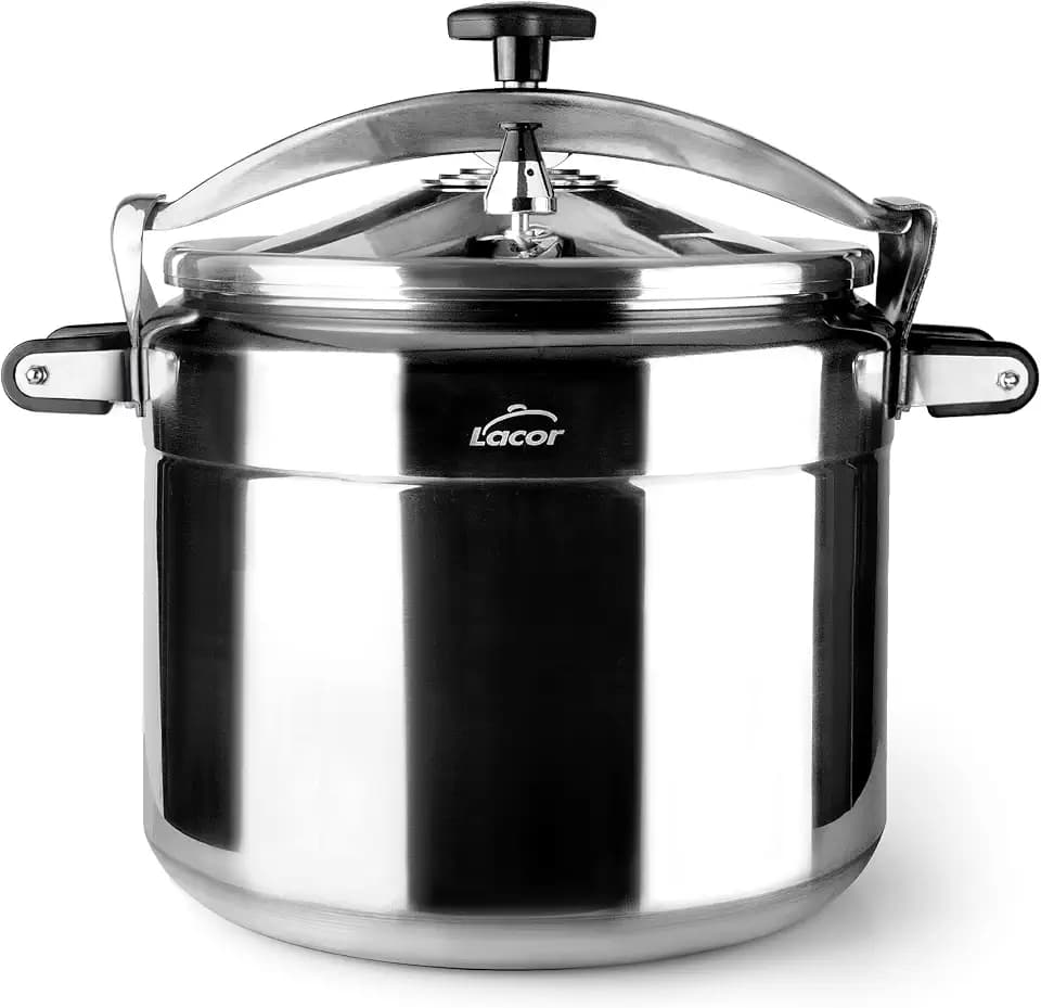 Lacor 20518 Schnellkochtopf 4 L Pro-Classic, Aluminium, Grey, 46 x 34 x 35 cm