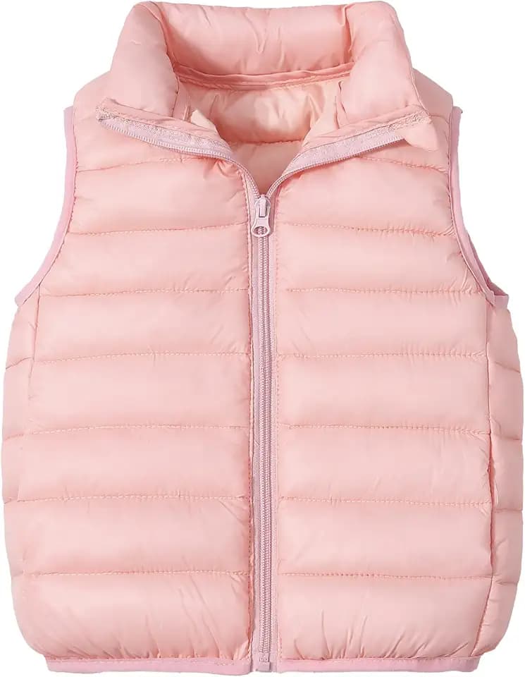 Happy Cherry Kinder Winterweste Gefütterte Stehkragen Weste Winddicht Ärmellose Jacke Baby Warme Steppweste