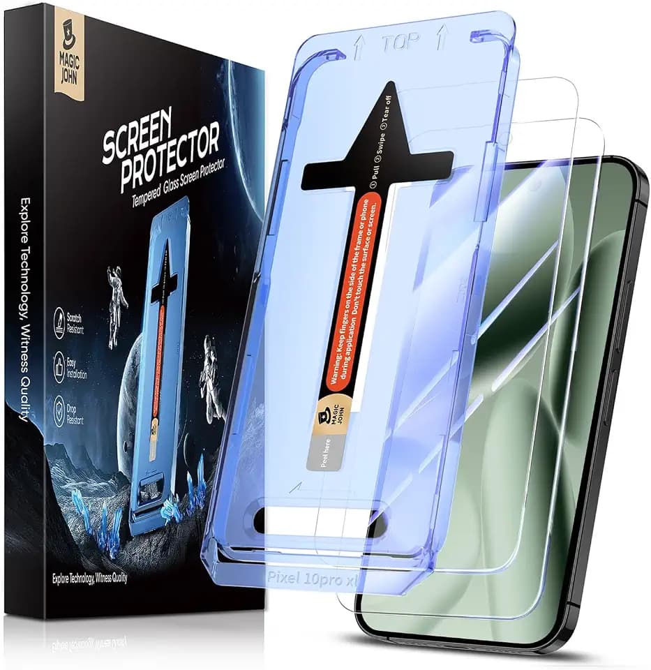 MAGIC JOHN for Google Pixel 10 Pro XL Tempered Glass Screen Protector