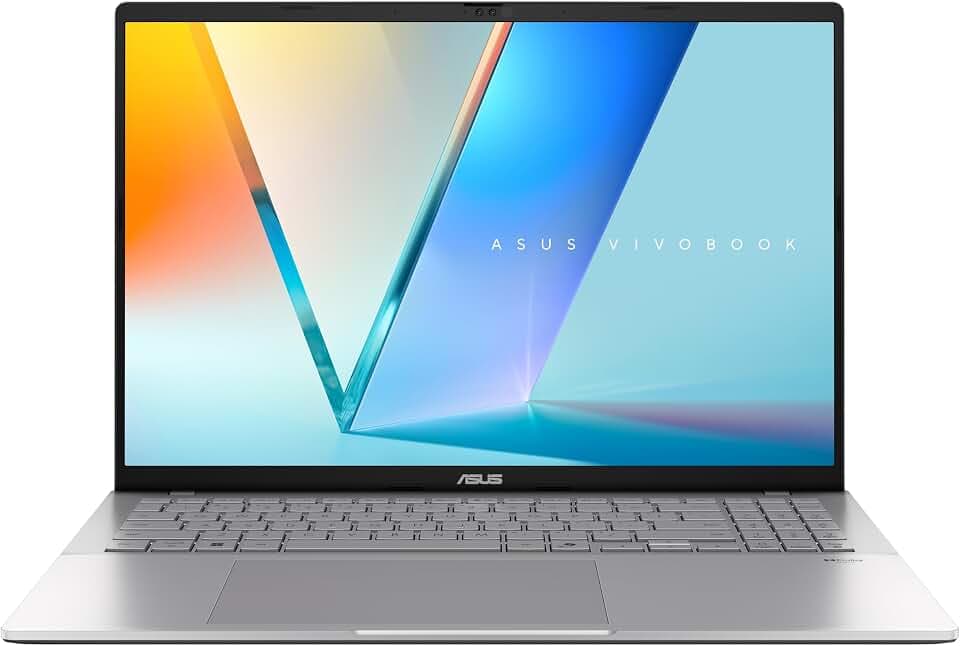 ASUS Vivobook S16 16 Zoll WUXGA OLED (Snapdragon X1, 32GB LPDDR5X, 1TB SSD, Adreno GPU, Windows 11) - AZERTY-Tastatur - ohne Ladegerät