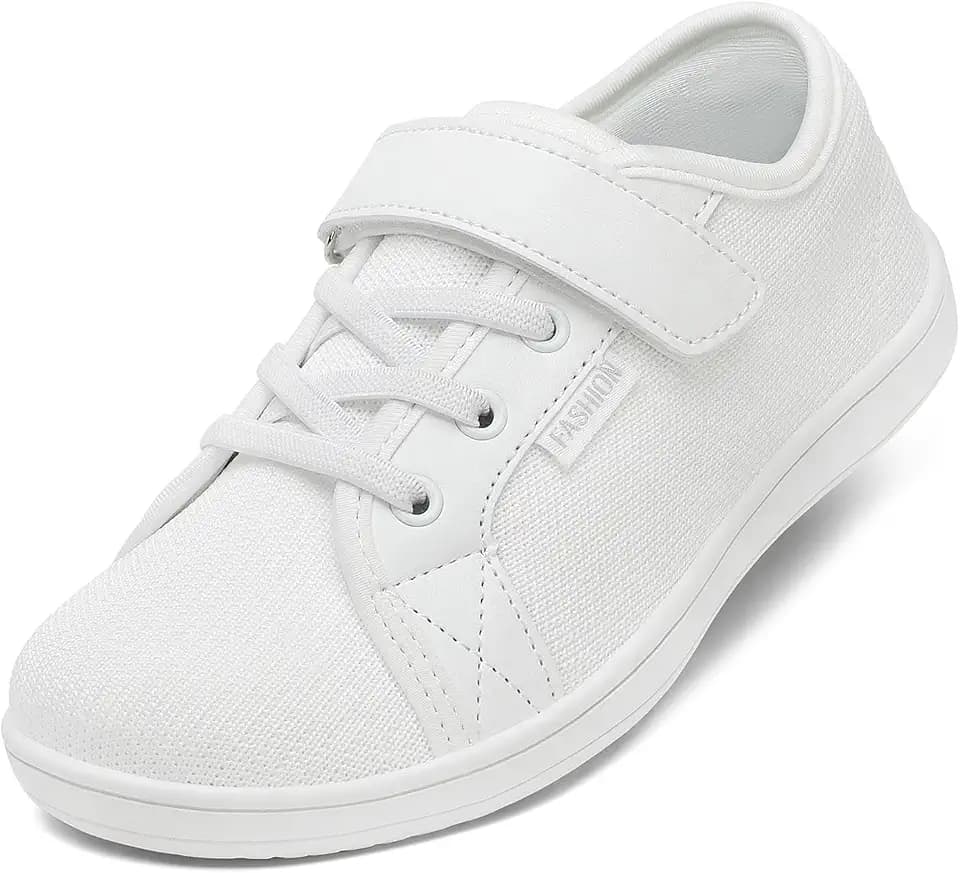 TIKVAW Kids Barefoot Shoes Wide Toe Box Walking Sneakers for Boys & Girls