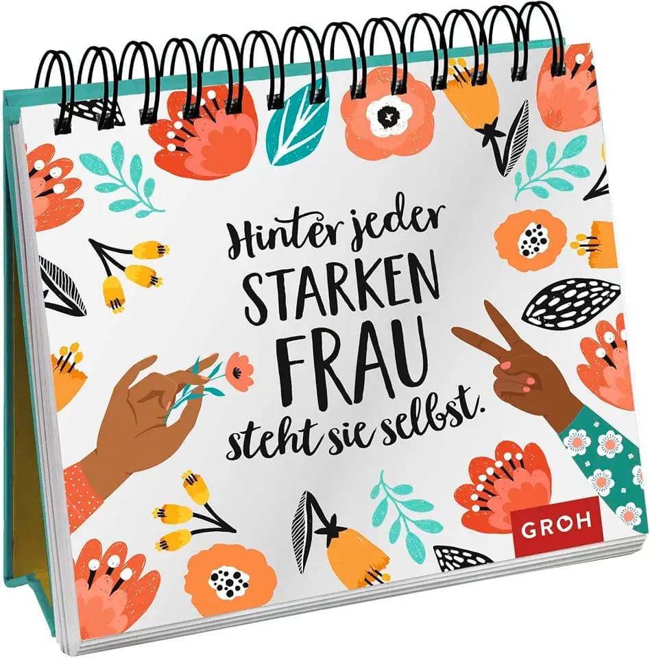 Hinter jeder starken Frau steht sie selbst: Aufsteller mit inspirierenden Zitaten starker Frauen. Das perfekte Geschenk für die beste Freundin, Mutter, Schwester oder Kollegin