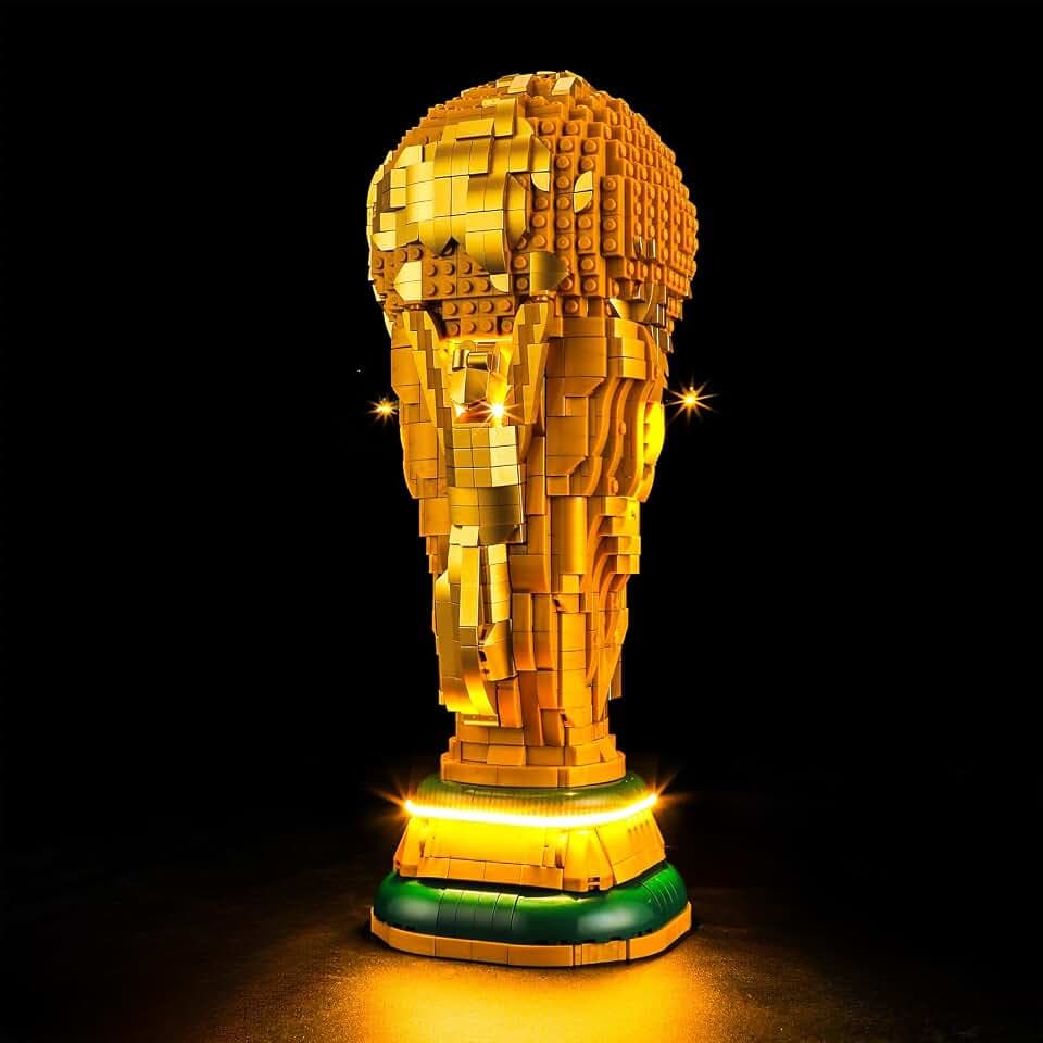 LIGHTAILING Licht für lego-43020 FIFA-Weltmeisterschaft-Pokal — Einfache Installation, Versteckte Verkabelung, Wohndeko & Geschenkfertig (Modell nicht enthalten)