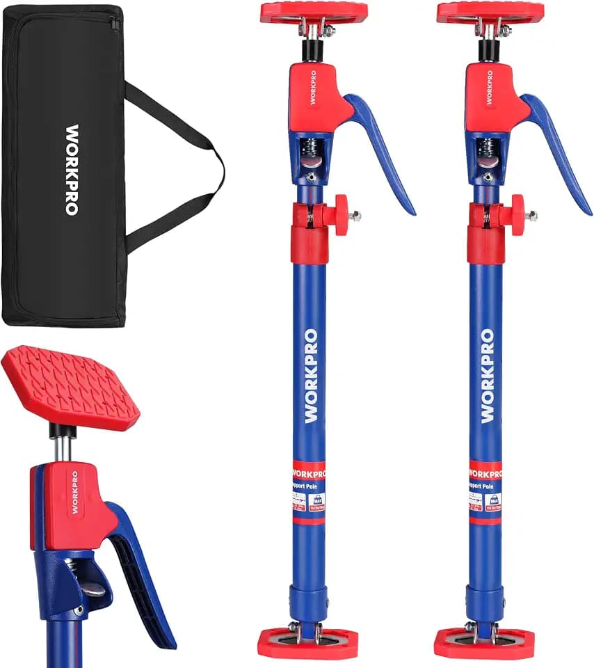 WORKPRO Cabinet Jacks, 23-5/8" to 45-1/4" Adjustable Support Pole, 2-Pack