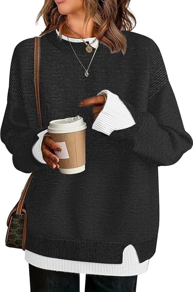 ETCYY Womens Sweaters School Teacher Outfits Oversized Fashion Fall Clothes