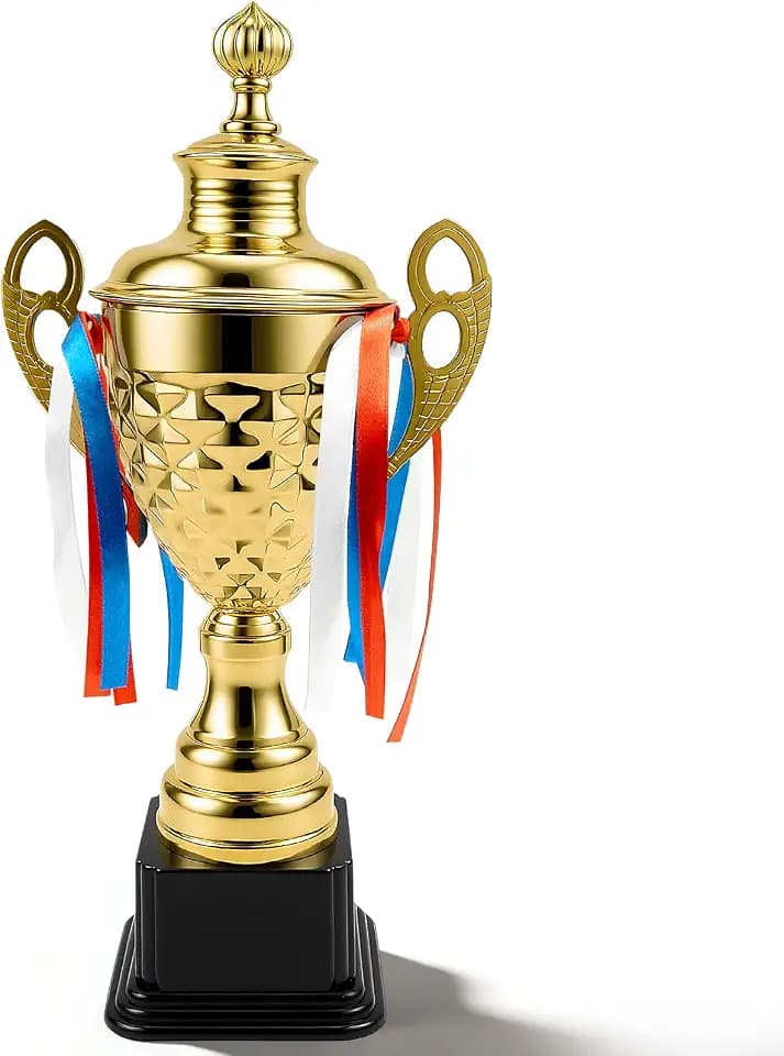 Large Gold Trophy Cup, 1st Place Winner Award Trophies