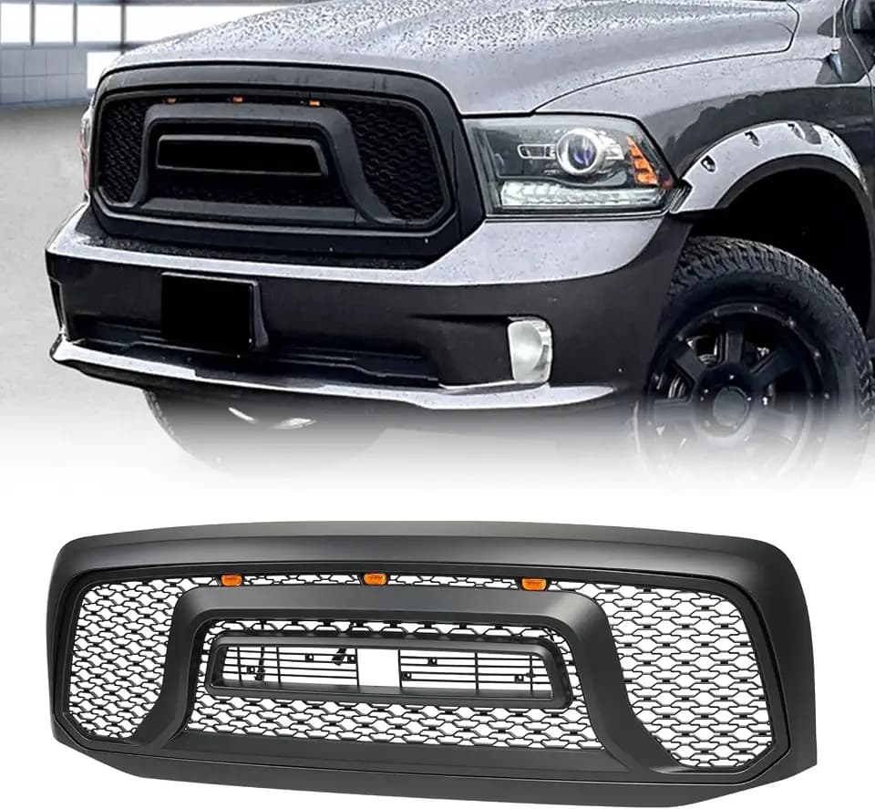 Front Grill Compatible With Dodge Ram 1500 Ram 2500 3500 2006-2008