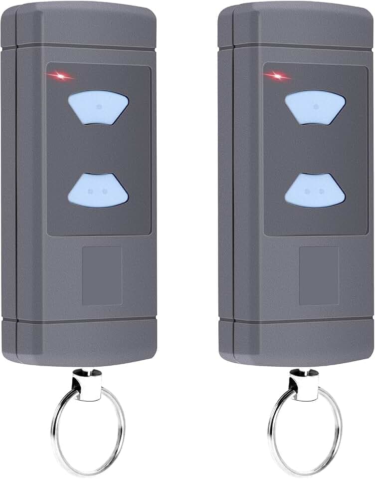 Handsender Kompatibel mit, 868.3MHz Ersatz Garagentoröffner für HSE2-868, HSM4-868, HS4-868, 2 Kanal, 2er Pack