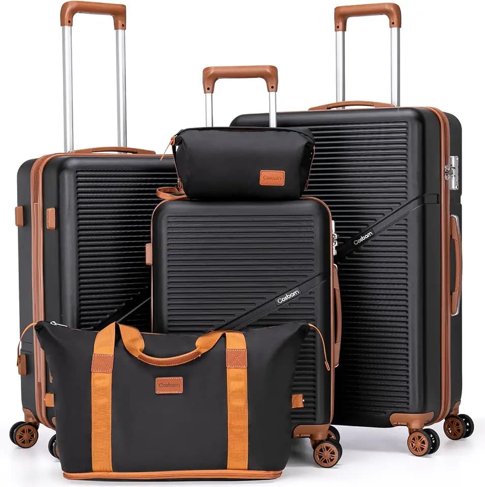 Cosbarn Luggage Sets, Durable 20,24,28 inch Suitcase Sets With Wheels