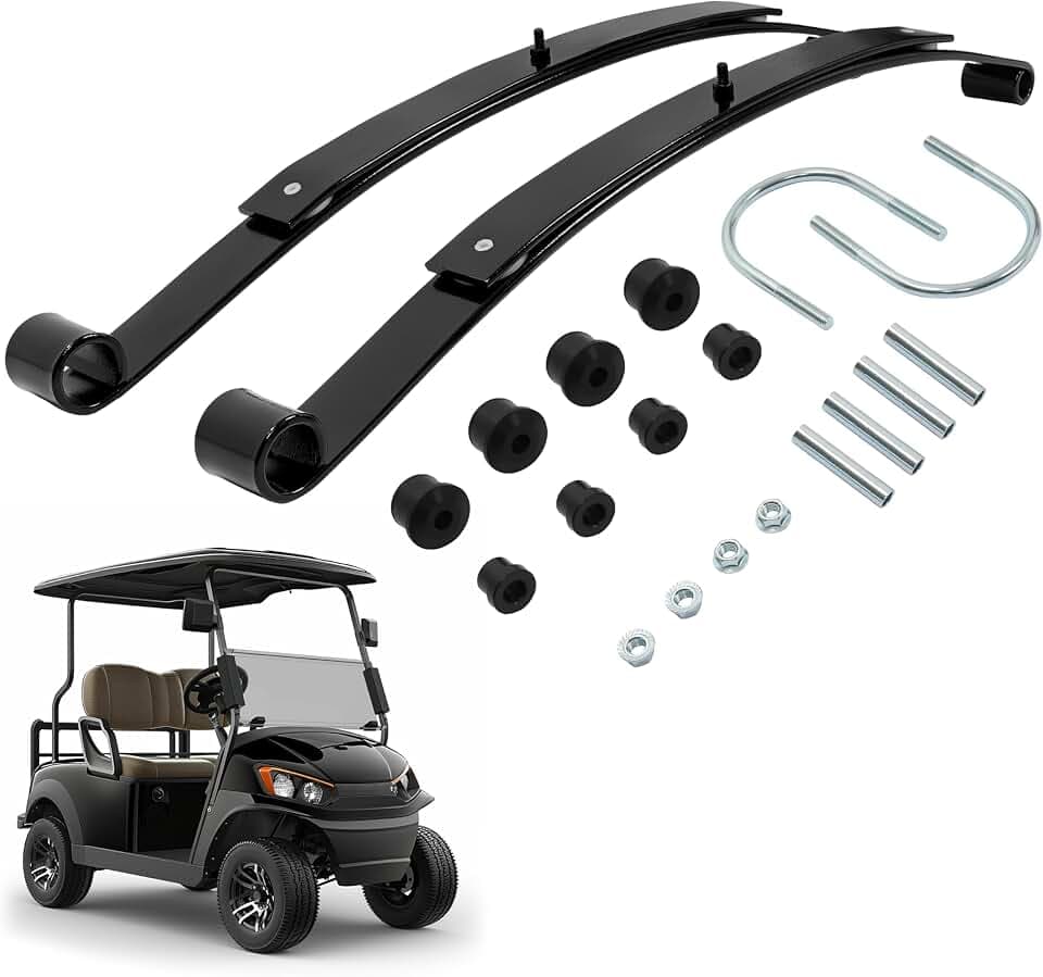WUTIST 2-Leaf Spring Kit Compatible with 2008-UP EZGO RXV Golf Carts