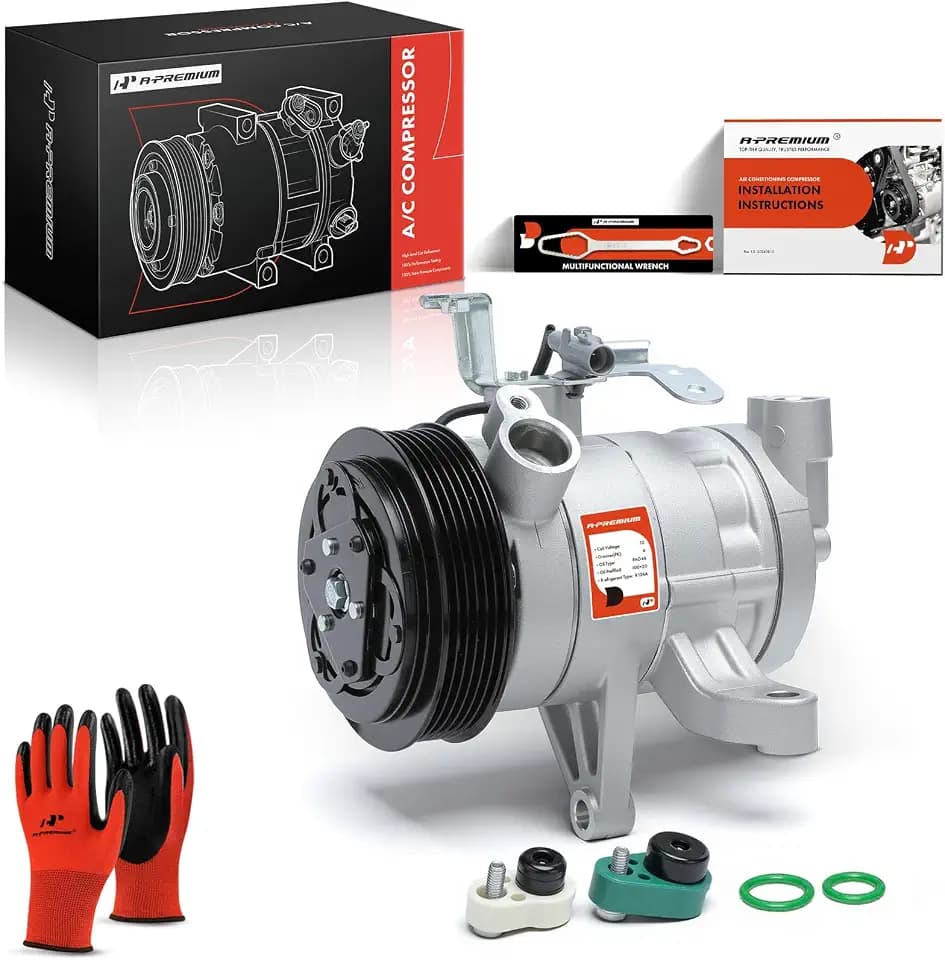 A-Premium Air Conditioner AC Compressor with Clutch