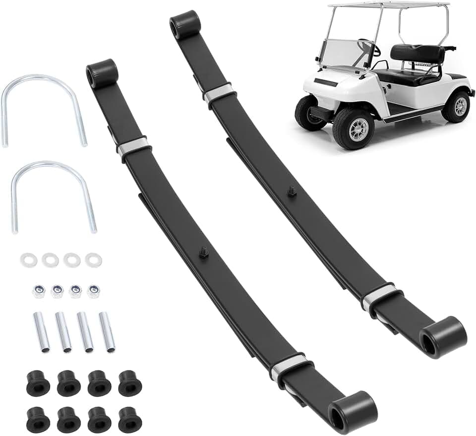 ECOTRIC Rear Leaf Springs Compatible with 1981+ Club Car DS Golf Cart