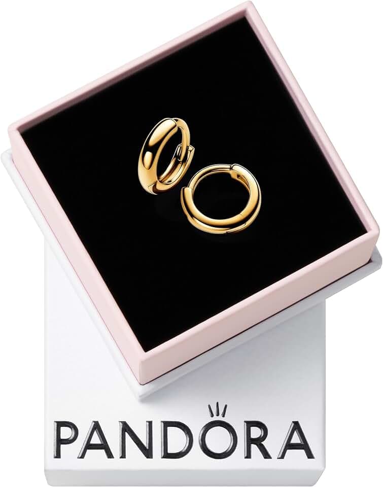 Pandora 263286C00 runde Reifen Ohrringe