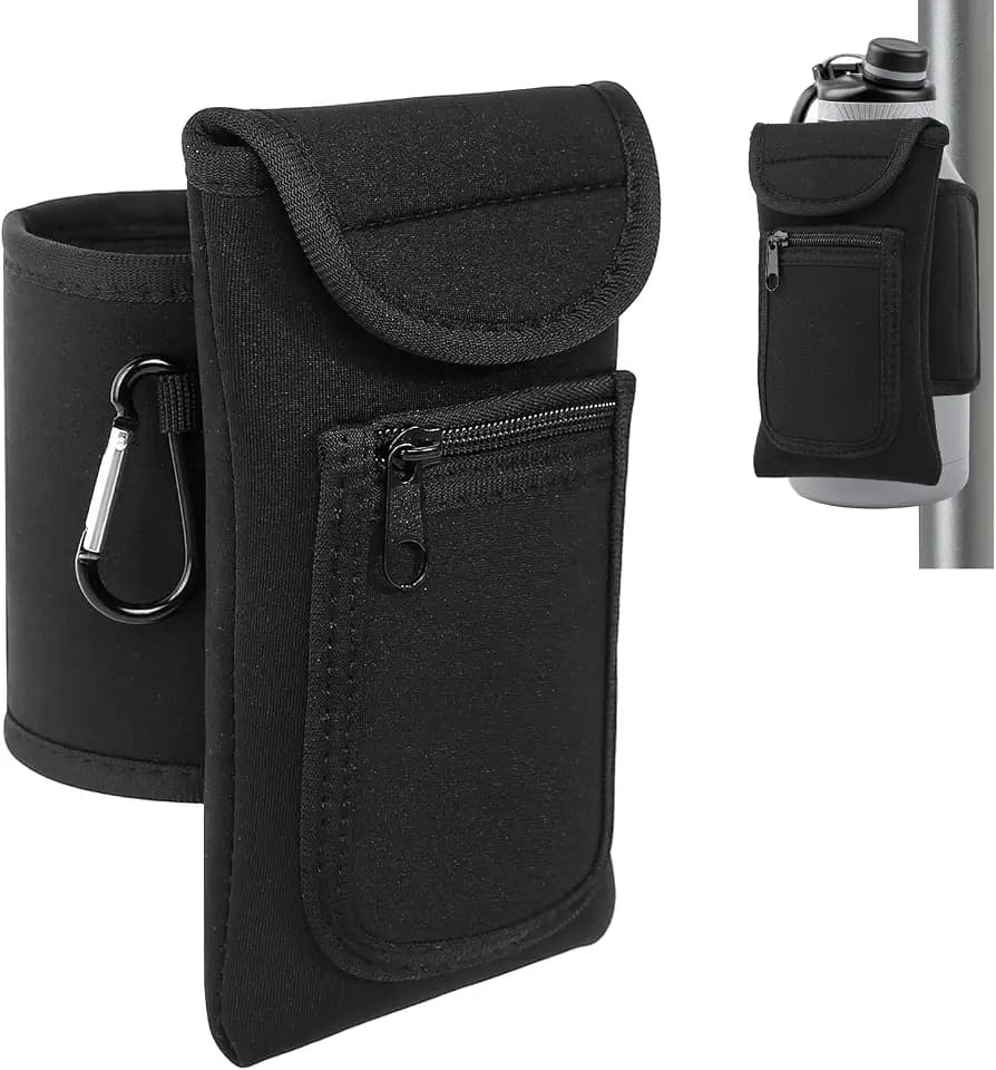 Magnetischer Gym Bag für Sportflasche, Gym Magnetischer Tasche Magnetische Wasserflasche Tasche mit Handyfächern, Gym Zubehör Magnetic Gym Bag für Flasche Handy Gym Sport