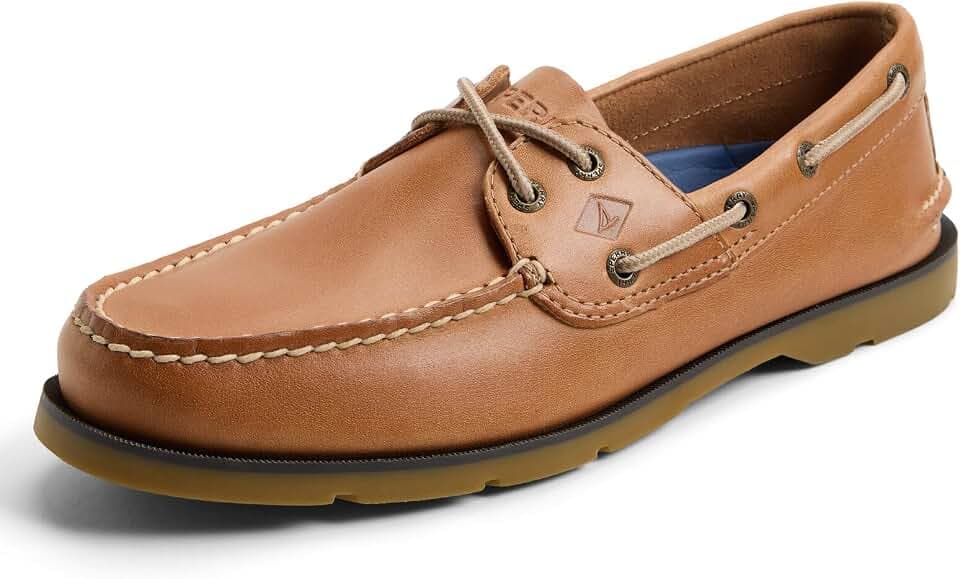 Sperry Men's Leeward 2-Eye Leather Boat Shoe