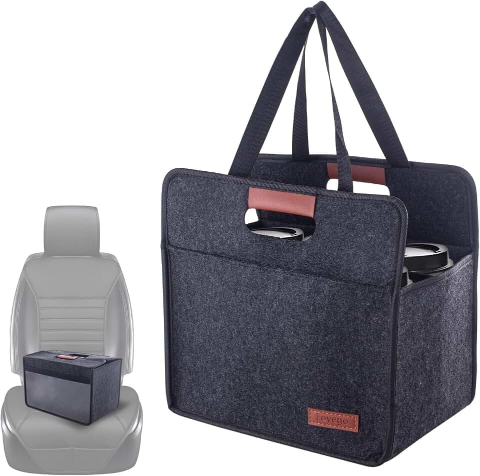Foyego Reusable Drink Carrier with Handle, Fits 6 Cups
