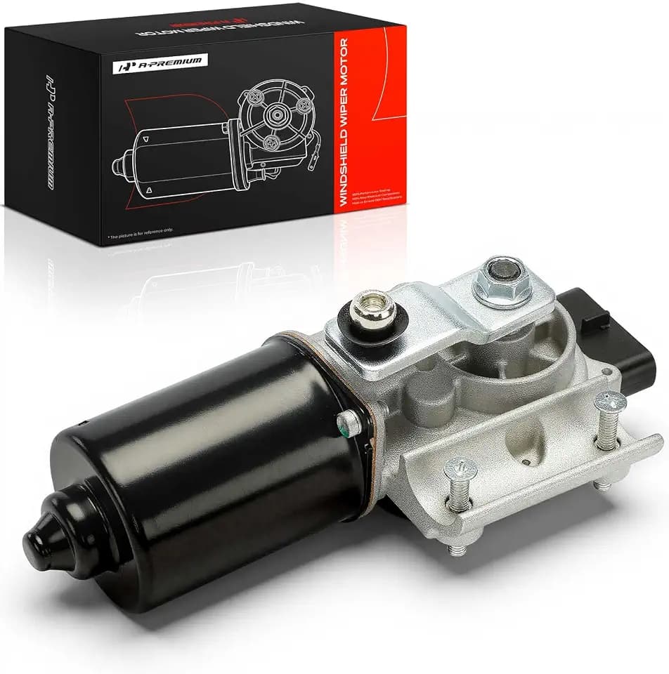 A-Premium Front Windshield Wiper Motor with 4-pin