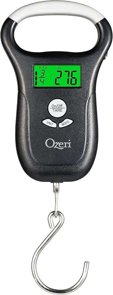 Ozeri Multifunction Propane Tank Scale, BBQ Gas Gauge, and Luggage Scale