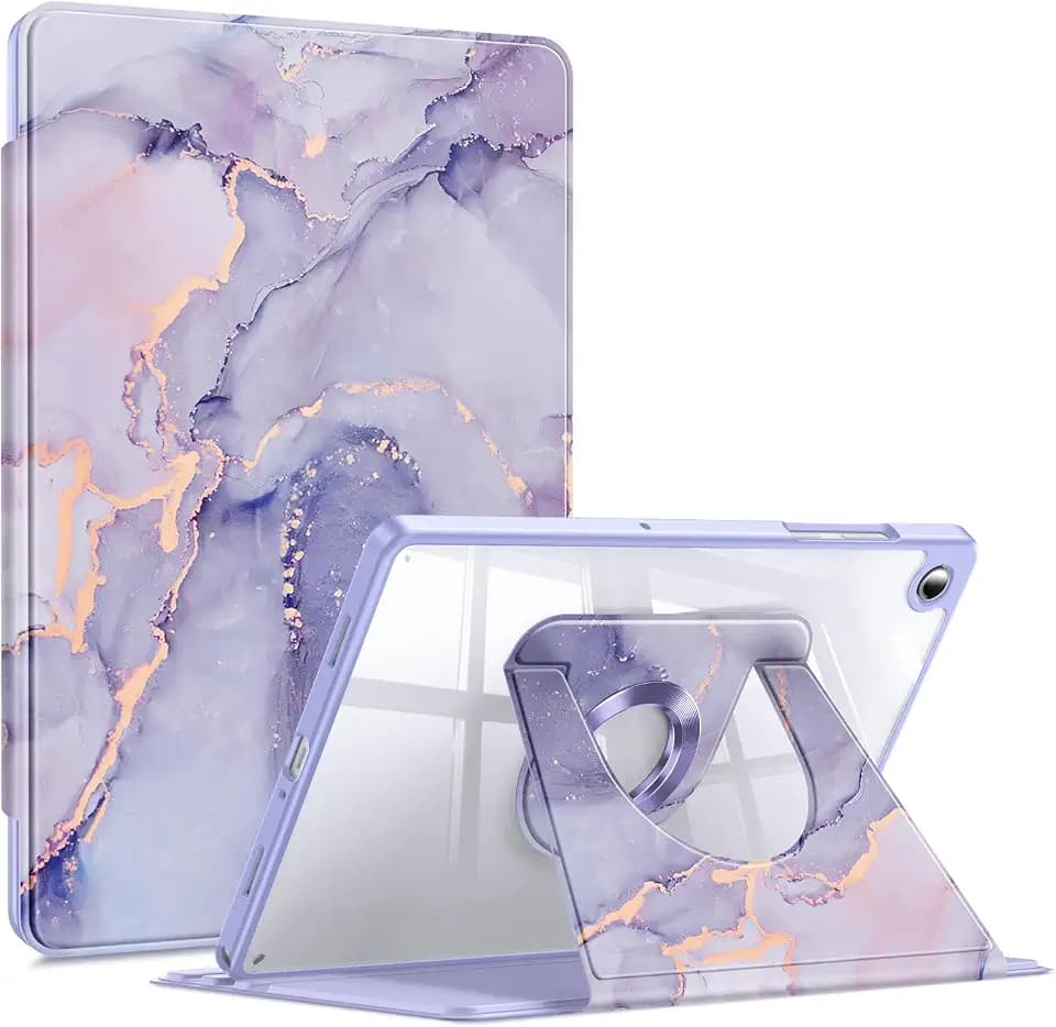 Fintie 360 Degree Rotating Case for Samsung Galaxy Tab A11+/ A9+, Lilac