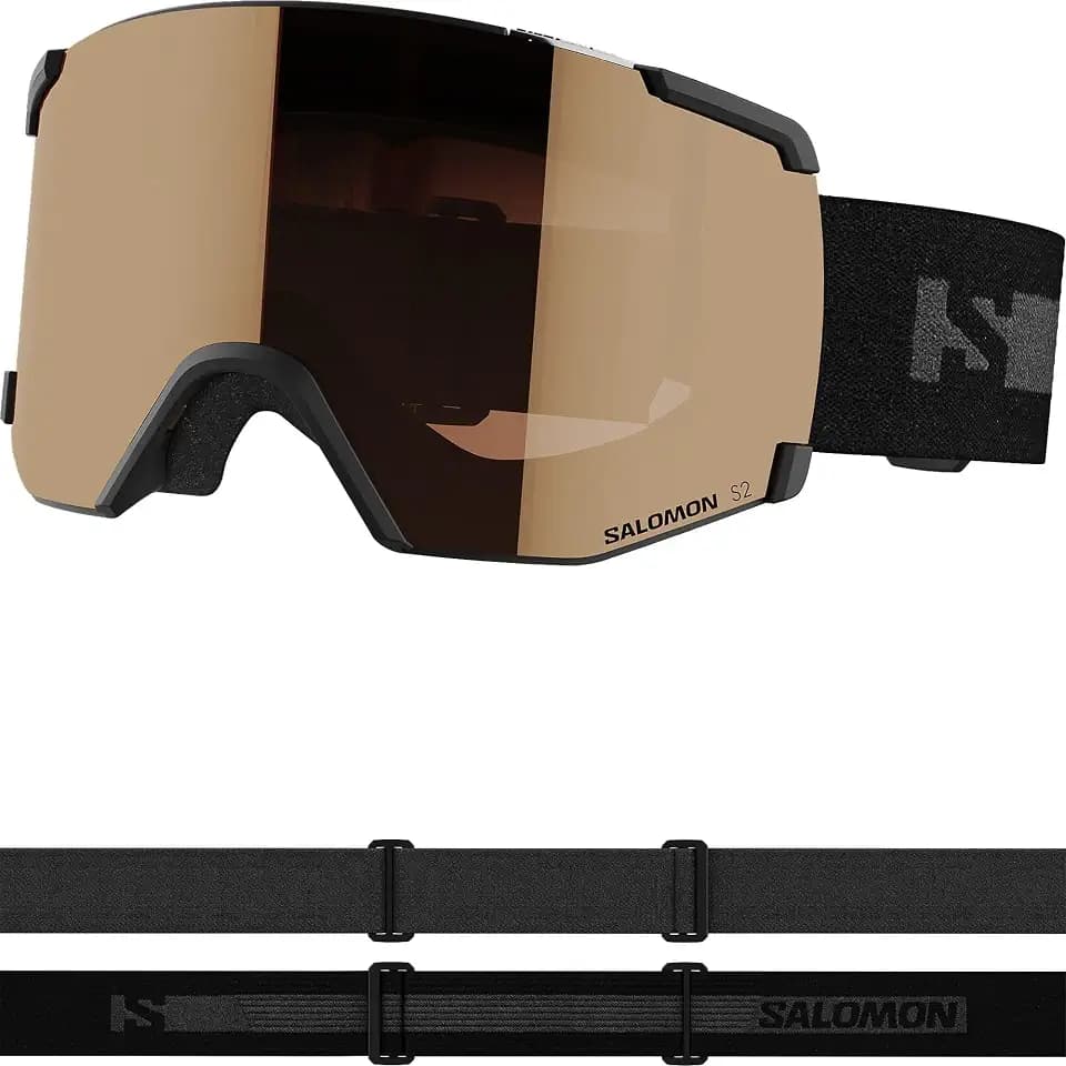Salomon S/view Access Unisex-Brille Ski Snowboarden, Erweitertes Sichtfeld, Augenermüdung und Blendreduzierung und kein Beschlagen mehr