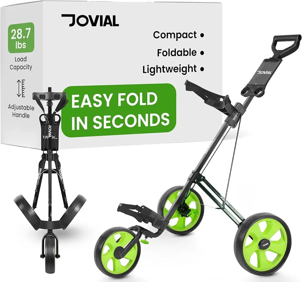JOVIAL 3-Wheel Golf Push Cart