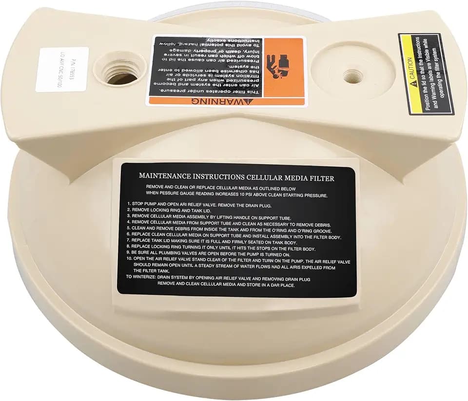 178553 Pool Filter Lid for Pentair Clean & Clear CC50 CC100 Predator