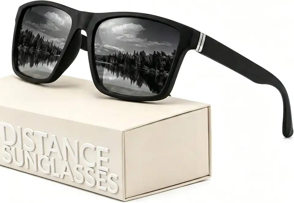 Nearsighted Sunglasses for Distance Men Polarized Near Sighted See Far Vision Driving Eyeglasses UV Protection