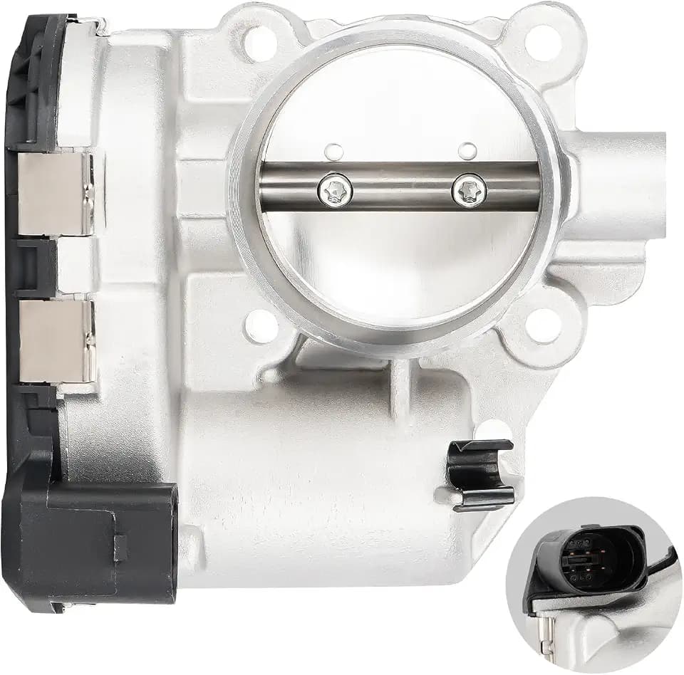 Electronic Throttle Body Compatible with Ford Escape L4 1.6L 2013-2016, Fiesta 2011-2019, Fusion 13-2014, Transit Connect 14-16, for S20169 7S7Z-9E926-A BE8Z-9E926-B