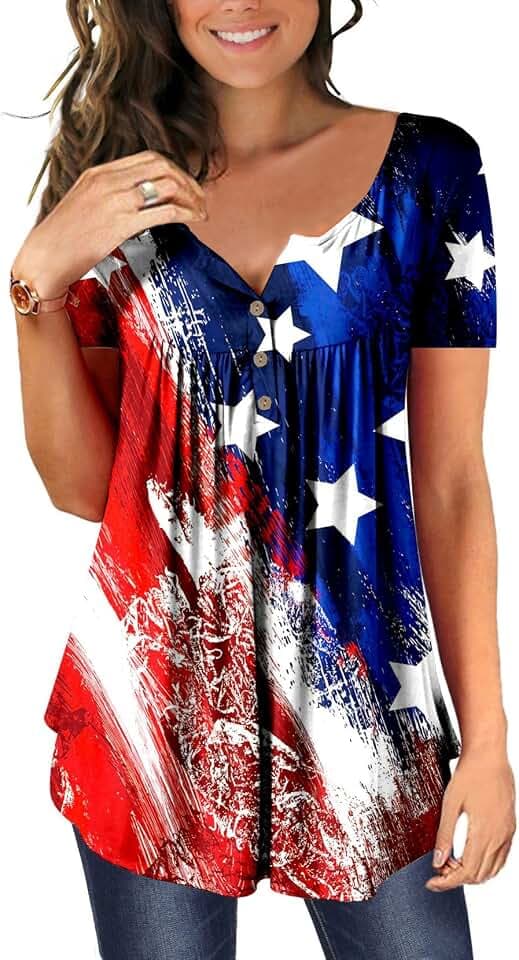 Plus Size Womens Tunic Tops To Wear With Leggings Summer Short Sleeve