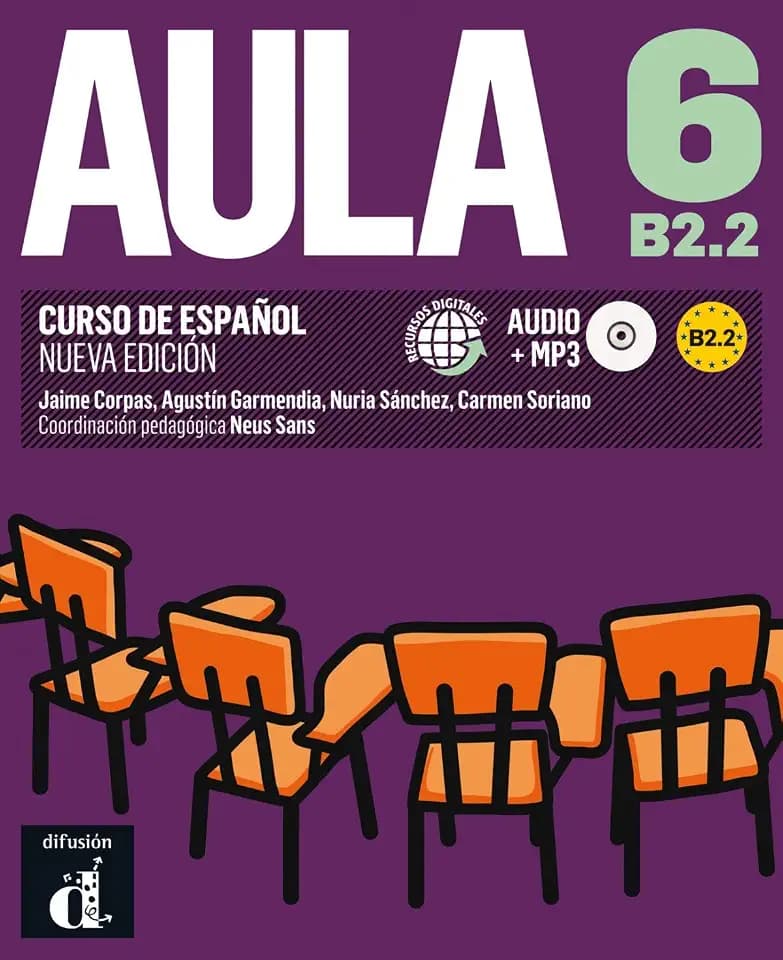 Aula 6 B2.2: Libro del alumno: Aula Nueva edición 6 Libro del alumno + CD