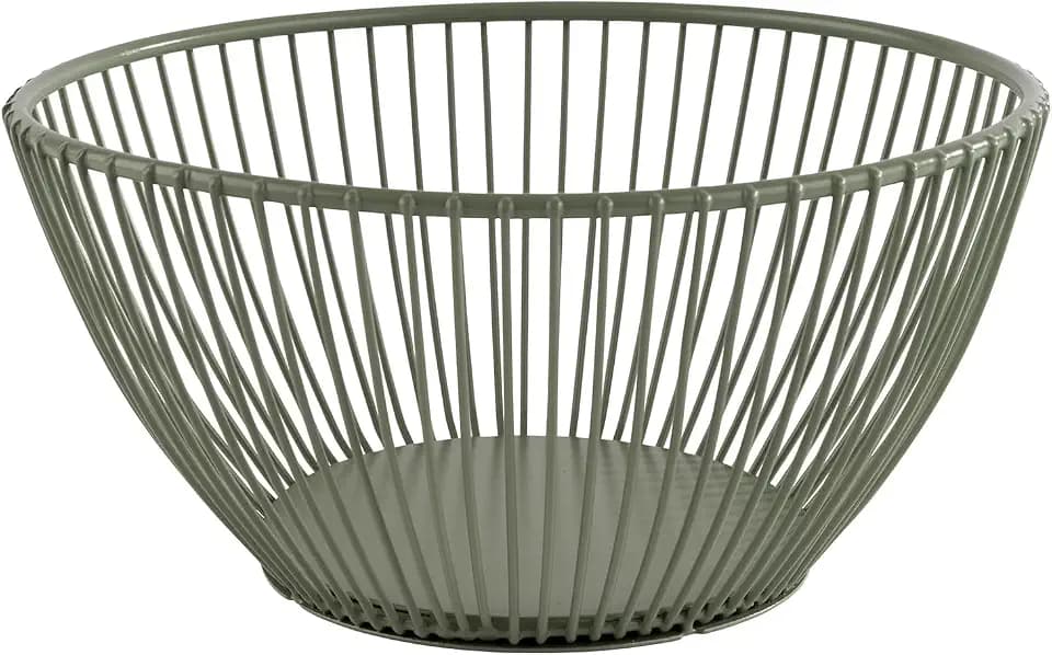 APS 30470 Korb -SVART- in smoke green Ø 17 cm, Höhe 8 cm