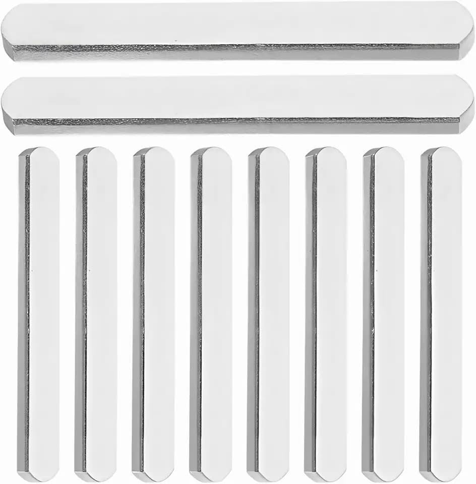 FAVOMOTO 10 Pcs für Gewichtsweste, Krafttraining Gewichtsplatte für verstellbar Rundkopf Rostfrei, Fitness Gewichtsplatten für Krafttraining Joggen Sport